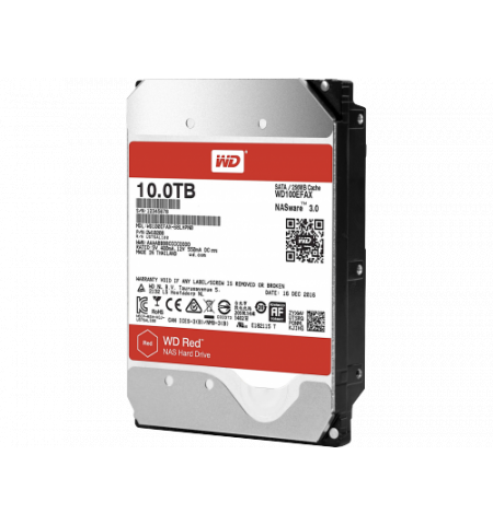 3.5" HDD 10.0TB Western Digital  Red, NAS, 5400rpm, 256MB, SATAIII  WD100EFAX