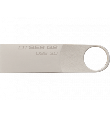 128GB  USB3.0  Kingston DataTraveler SE9 G2 Silver Metal  (Read 100 MByte/s, Write 15 MByte/s)  DTSE9G2/128GB