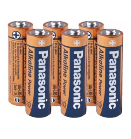 40972 Baterie Panasonic Alkaline Power, AAA Blister x 4 + 2 GRATIS,  R03REB/6B2F