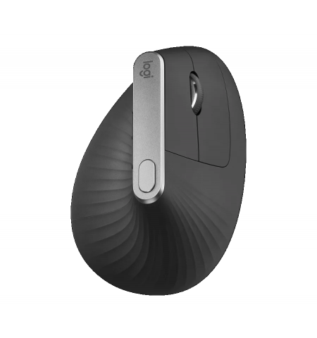 Logitech Wireless Mouse MX Vertical Advanced Ergonomic Graphite,  2.4, GHz and Bluetooth, 4 Customizable buttons, Precision wheel, Rechargeable Li-Po