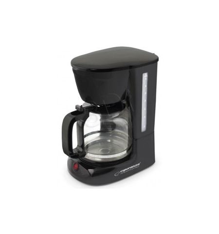 Coffee Maker Esperanza ARABICA EKC005, 1,8L, 950W, Permanent & washable filter anti-drip system, auto switch-off, modern design, electric cable length