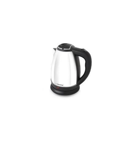 Kettle Esperanza VICTORIA EKK013W White, 1800W, inox, 1.8 l, concealed heating element, 360° swivel base, auto shut-off after boiling