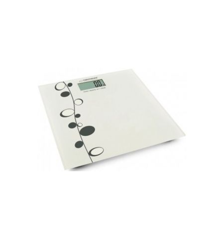 Bath Scale Esperanza ZUMBA EBS005 White, Equipped with four high precision Strain Gauge sensors, Capacity 180kg /396LB, Division 100 g/0.2LB, Power sa