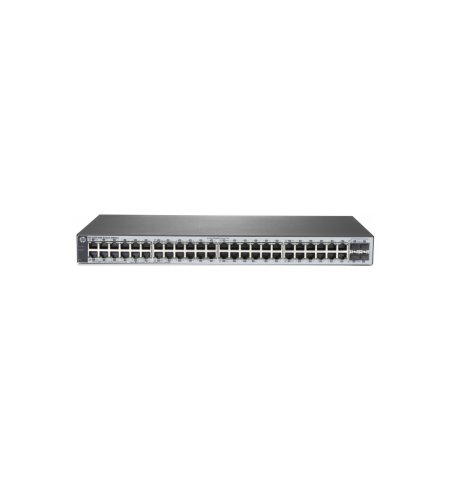 HPE 1820 48G Switch, 48-port RJ-45 10/100/1000 ports, Layer 2 switching, 4-SFP 100/1000 Mbps ports, VLANs, IGMP Snooping, link aggregation trunking