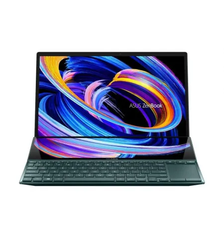 Ноутбук 14 ASUS Zenbook Duo UX482EG, Celestial Blue, Intel Core i7-1165G7, 16ГБ/512Гб, Windows 10 Pro 64-bit