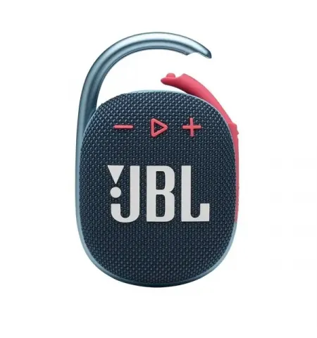 Портативная колонка JBL Clip 4, Синий/Розовый