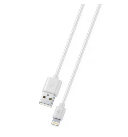 Cablu incarcare si sincronizare Cellularline MFI, USB Type-A/Lightning, 1m, Alb