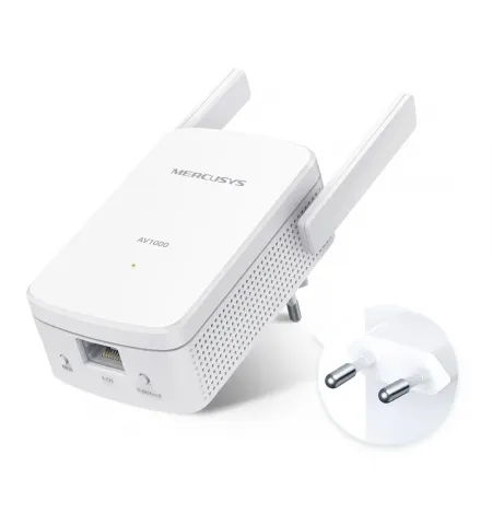 Wi-Fi + Powerline адаптер MERCUSYS MP510 KIT, AV1000, 1000 Мбит/с, Белый