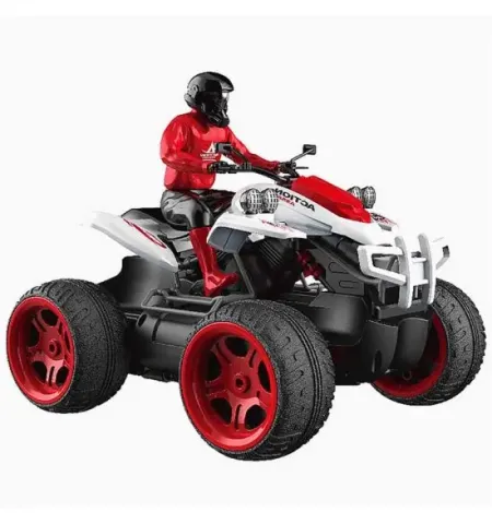 Радиоуправляемая игрушка Crazon Motorcycle Smoking Beach, 1:14, Черный/Красный (333-MT21142)