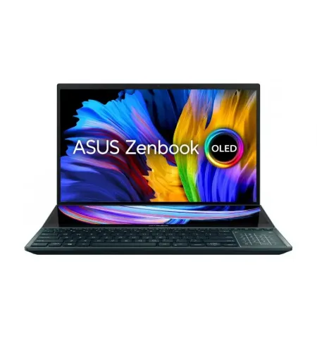 Laptop 15,6" ASUS Zenbook Pro Duo 15 OLED UX582HM, Celestial Blue, Intel Core i7-11800H, 16GB/1024GB, Windows 11 Pro