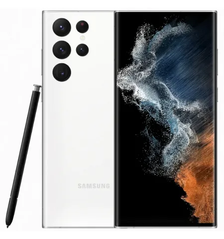 Смартфон Samsung Galaxy S22 Ultra, 256Гб/12Гб, Белый