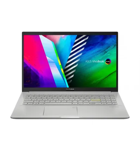 Laptop 15,6" ASUS Vivobook 15 OLED K513EA, Transparent Silver, Intel Core i3-1125G4, 8GB/256GB, Fara SO