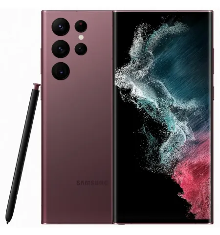 Смартфон Samsung Galaxy S22 Ultra, 128Гб/8Гб, Burgundy