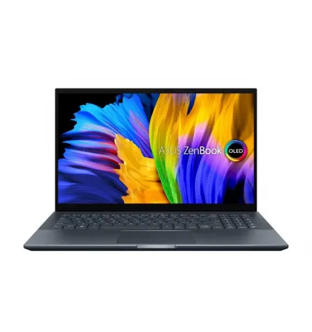 Laptop 15,6" ASUS Zenbook Pro 15 OLED UM535QE, Pine Grey, AMD Ryzen 9 5900HX, 16GB/1024GB, Fara SO