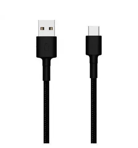 Зарядный кабель Xiaomi Braided, USB Type-A/USB Type-C, 1м, Чёрный