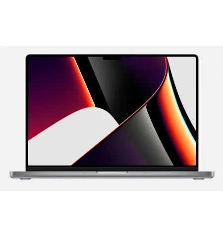 Laptop 16,2" Apple MacBook Pro 16 A2485, Gri cosmic, M1 Pro with 10-core CPU and 16-core GPU, 16GB/512GB, macOS Monterey