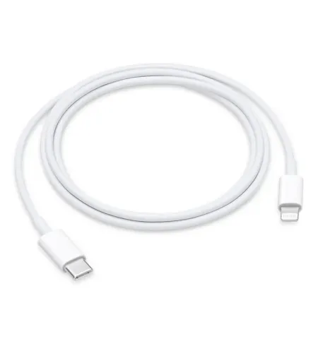 Cablu incarcare si sincronizare Apple MM0A3ZM/A, USB Type-C/Lightning, 1m, Alb