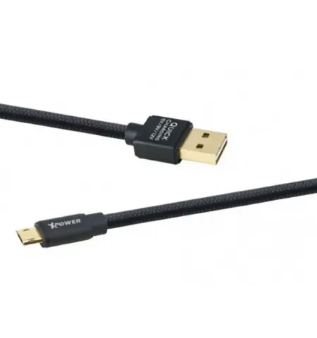 Кабель для зарядки и синхронизации Xpower Micro cable Speed Cable, USB Type-A/micro-USB, 1,2м, Чёрный