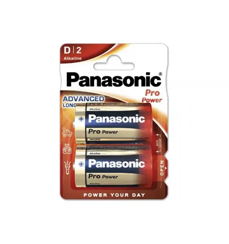 Baterii Panasonic Pro Power (D) LR20XEG/2BP, D, 2buc.