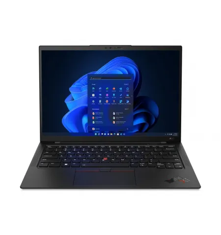 Laptop Business 14" Lenovo ThinkPad X1 Carbon Gen 10, Negru, Intel Core i7-1255U, 16GB/512GB, Windows 11 Pro