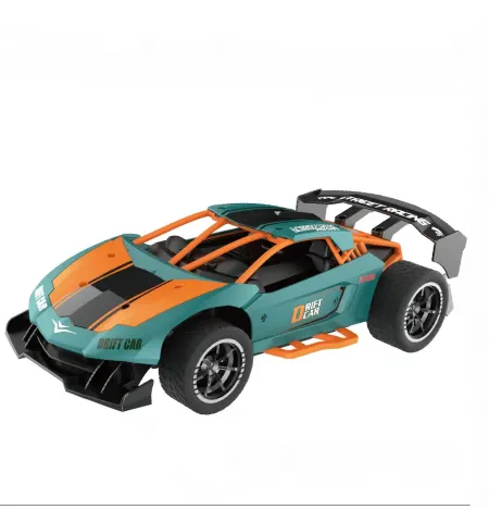 Радиоуправляемая игрушка Crazon Smoking Car, 1:14, Зелёный/Оранжевый (333-SC21142)