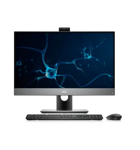 Моноблок DELL OptiPlex 7780, 27", Intel Core i5-10505, 8Гб/256Гб, Windows 11 Pro, Серебристый/Черный