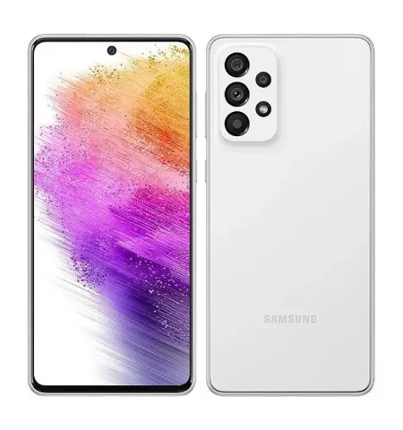 Смартфон Samsung Galaxy A73, 128Гб/6Гб, Белый