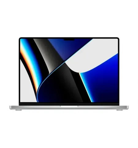 Laptop 16,2" Apple MacBook Pro 16 A2485, Argintiu, M1 Pro with 10-core CPU and 16-core GPU, 16GB/512GB, macOS Monterey