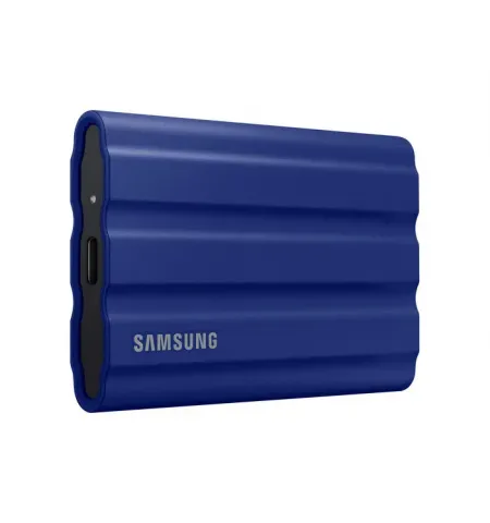 SSD portabil extern Samsung Portable SSD T7 Shield, 1 TB, Albastru (MU-PE1T0R/WW)