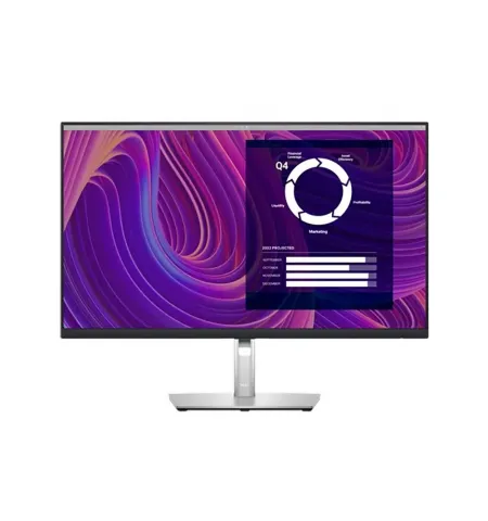 27" Monitor DELL P2723D, IPS 2560x1440 WQHD, Argintiu