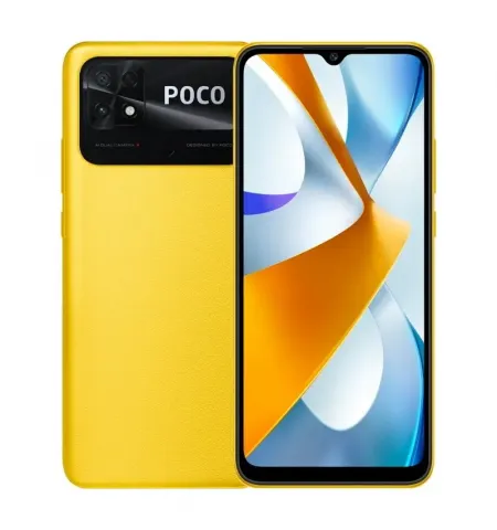 Смартфон Xiaomi Poco C40, 64Гб/4Гб, Жёлтый