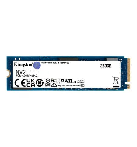 Накопитель SSD Kingston NV2, 250Гб, SNV2S/250G