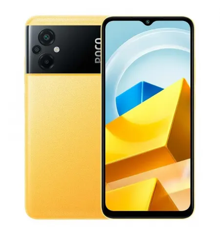 Смартфон Xiaomi Poco M5, 128Гб/6Гб, Жёлтый