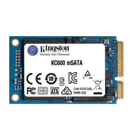 Накопитель SSD Kingston KC600, 512Гб, SKC600MS/512G