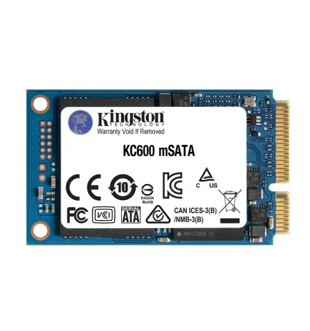 Накопитель SSD Kingston KC600, 256Гб, SKC600MS/256G