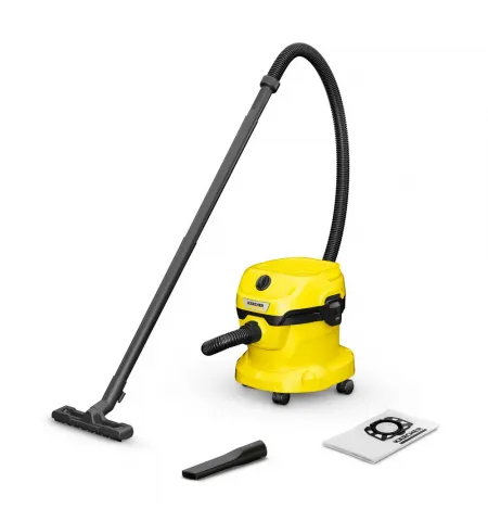 Традиционный Пылесос Karcher WD 2 PLUS V-12/4/18/C, Жёлтый