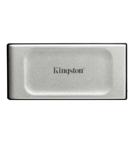 Внешний портативный SSD накопитель Kingston XS2000, 1 ТБ, Серебристый (SXS2000/1000G)