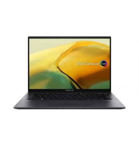 Ноутбук 14" ASUS Zenbook 14 OLED UM3402YA, Jade Black, AMD Ryzen 7 5825U, 16Гб/1024Гб, Без ОС