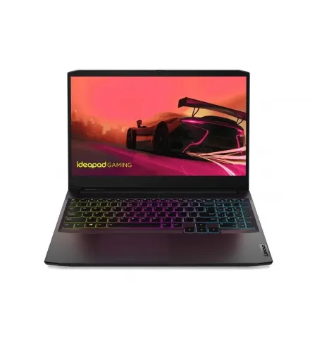 Игровой ноутбук 15,6 Lenovo IdeaPad Gaming 3 15ACH6, Shadow Black, AMD Ryzen 5 5600H, 16Гб/1024Гб, Без ОС