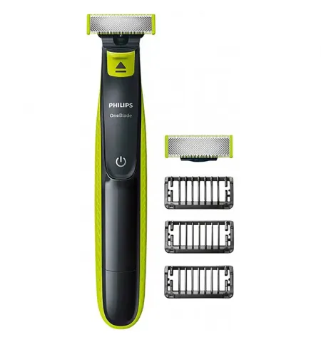 Trimmer pentru barbati Philips QP2520/30, Negru | Verde