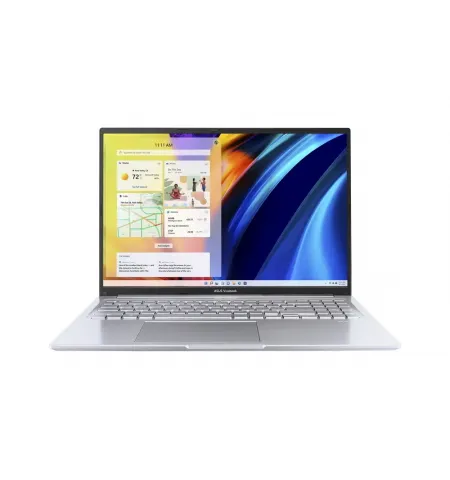 Laptop 16" ASUS Vivobook 16X M1603QA, Transparent Silver, AMD Ryzen 5 5600H, 16GB/512GB, Fara SO