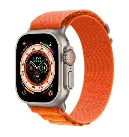 Умные часы Apple Watch Ultra, 49мм, Серый/Оранжевый