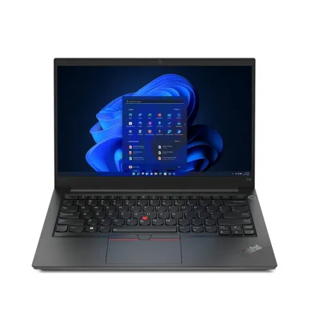 Laptop Business 14" Lenovo ThinkPad E14 Gen 4, Negru, Intel Core i7-1255U, 16GB/512GB, Fara SO