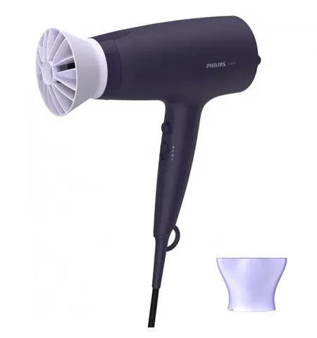 Uscator de par Philips BHD340/10, 2100 W, Violet