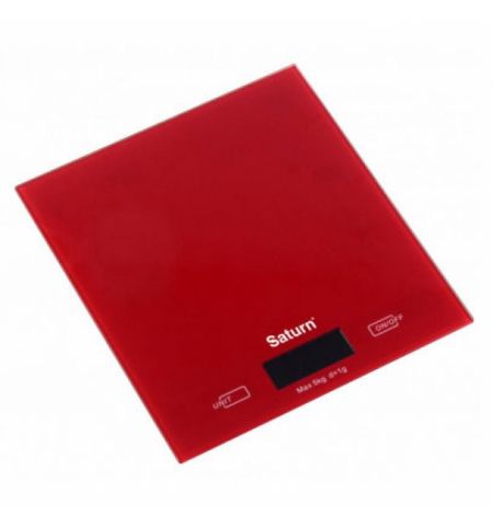 Кухонные весы Saturn ST-KS7810 red