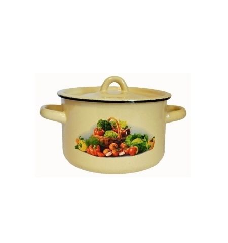 Кастрюля цилиндр. 4,5L  декор. 1с17с-нс