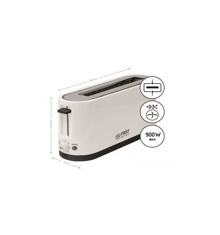 Тостер 900Вт, 1 отделения FIRST 005368-4