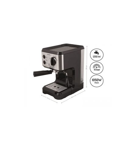 Кофеварка  ESPRESSO 1050 Вт, 15 бар FIRST 005476-1