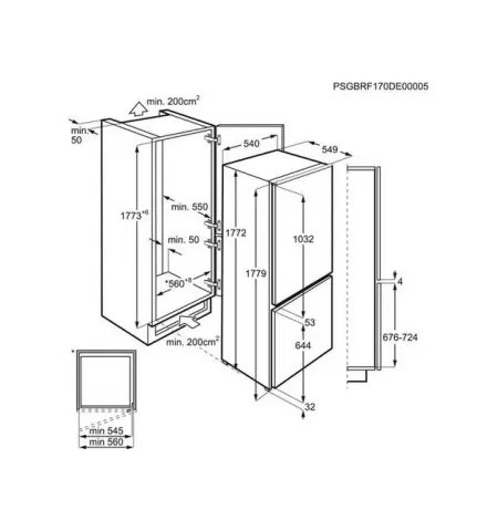 frigider incorporabil Electrolux  KNT2LF18S frigider incorporabil Electrolux  KNT2LF18S