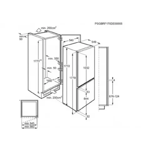 frigider incorporabil Electrolux ENT6TE18S frigider incorporabil Electrolux ENT6TE18S